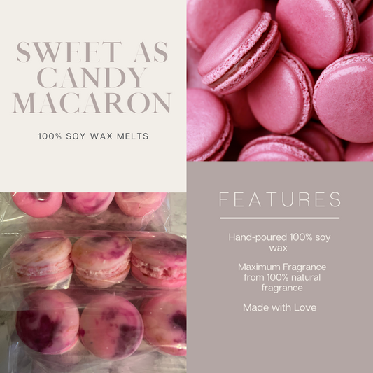 Sweet As Candy Macaron Wax Melt