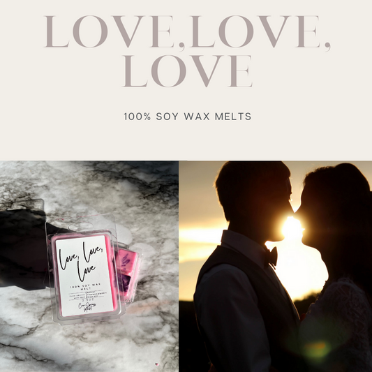 Love, Love, Love Soy Wax Melt